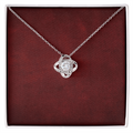 Love Knot Necklace - Yellow & White Gold Variants