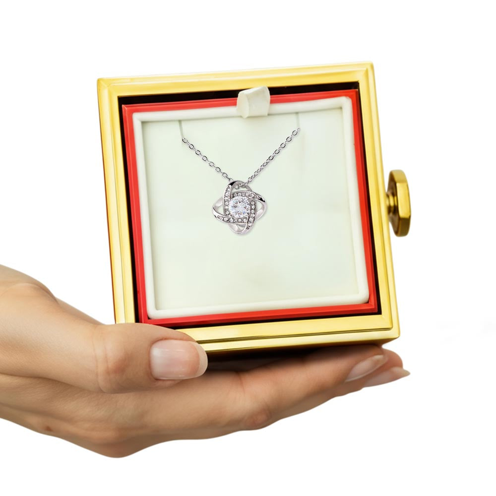 Love Knot with Rotating Rose Gift Box NO MC