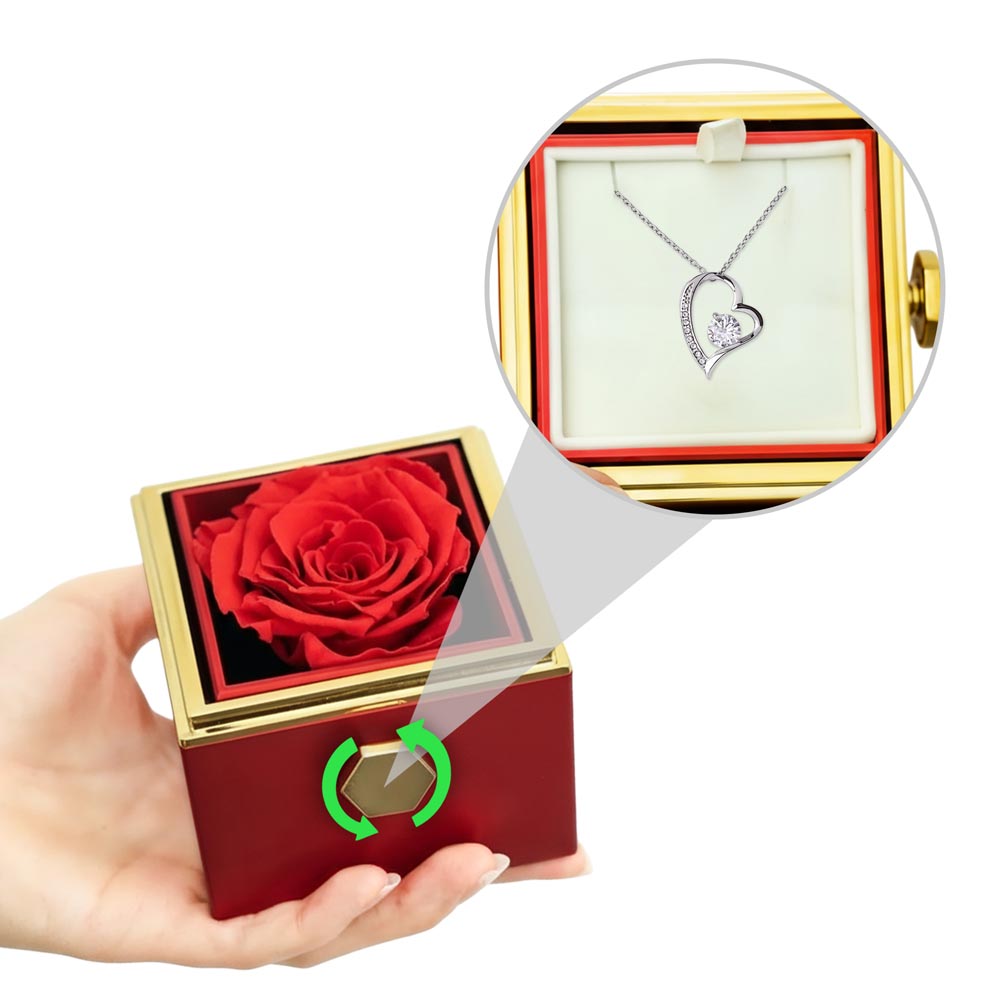 Forever Love with Rotating Rose Gift Box NO MC